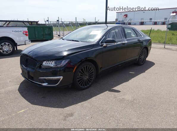 3LN6L5MU5JR619573 2018 LINCOLN MKZ HYBRID Черный Передняя левая четверть