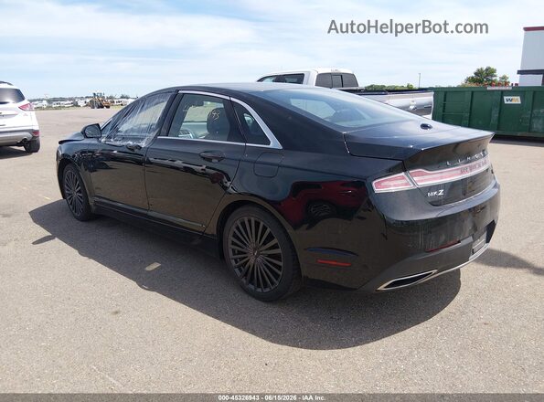 3LN6L5MU5JR619573 2018 LINCOLN MKZ HYBRID Черный Задняя левая четверть