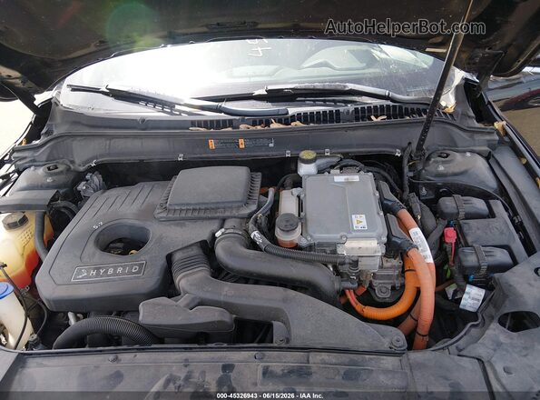3LN6L5MU5JR619573 2018 LINCOLN MKZ HYBRID Черный Вид сзади