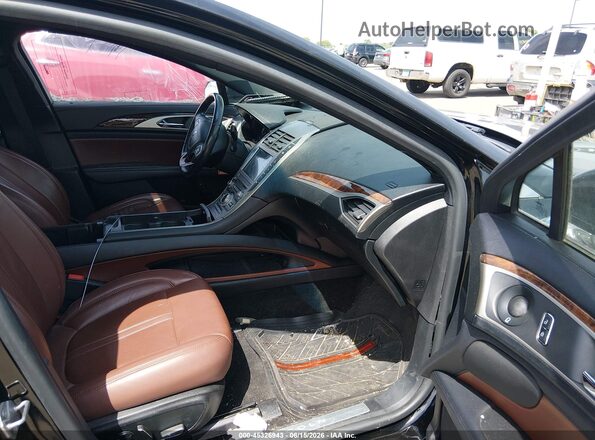 3LN6L5MU5JR619573 2018 LINCOLN MKZ HYBRID Черный Вид салона спереди