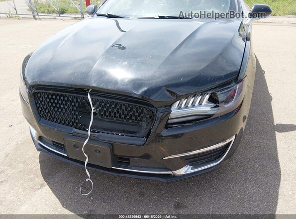 3LN6L5MU5JR619573 2018 LINCOLN MKZ HYBRID Черный Вид спереди