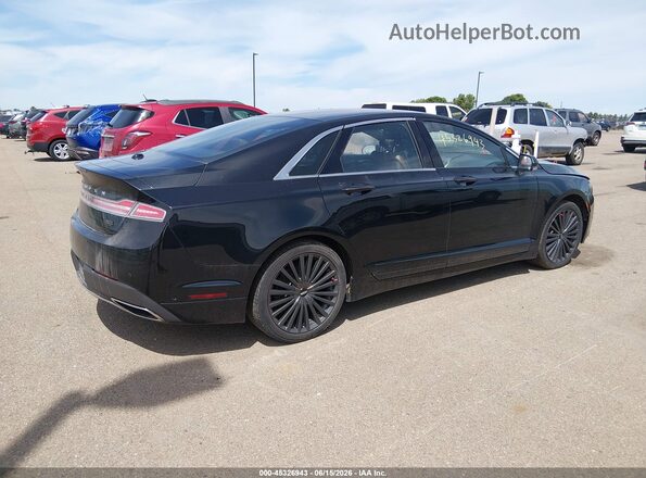3LN6L5MU5JR619573 2018 LINCOLN MKZ HYBRID Черный Задняя правая четверть
