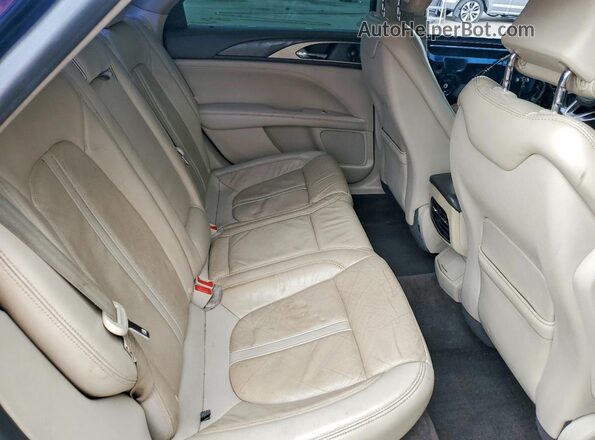 3LN6L5MU9JR619334 2018 LINCOLN MKZ Blue Vista de los asientos traseros