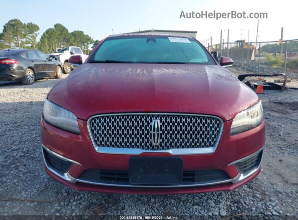 3LN6L5MUXJR603921 2018 LINCOLN MKZ HYBRID Red Вид задньої частини салону