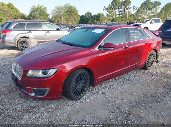 3LN6L5MUXJR603921 2018 LINCOLN MKZ HYBRID Red Передня ліва чверть