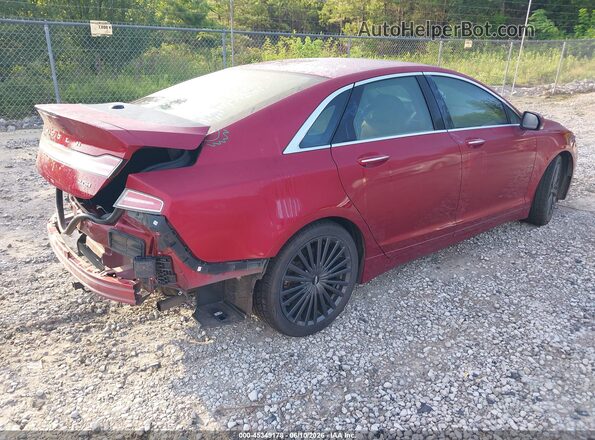 3LN6L5MUXJR603921 2018 LINCOLN MKZ HYBRID Red Задня права чверть