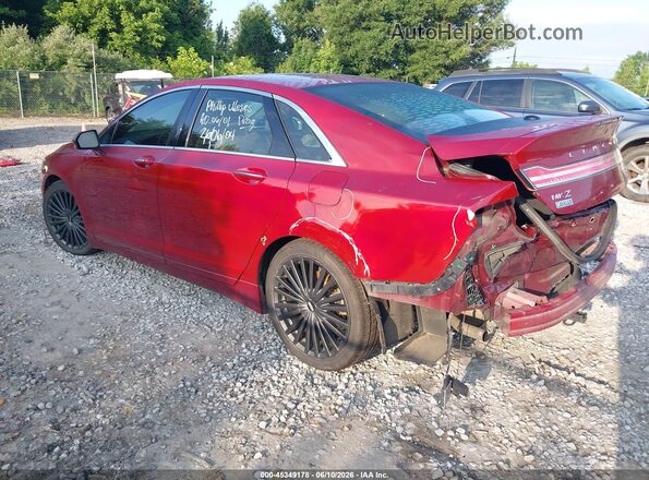 3LN6L5MUXJR603921 2018 LINCOLN MKZ HYBRID Red Задня ліва чверть