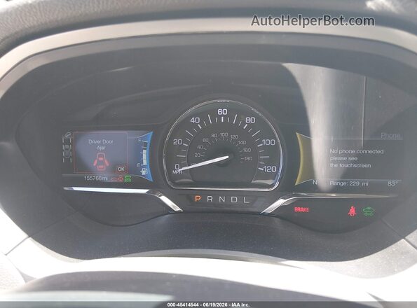 3LN6L5MUXKR620980 2019 LINCOLN MKZ HYBRID White Rear seats view