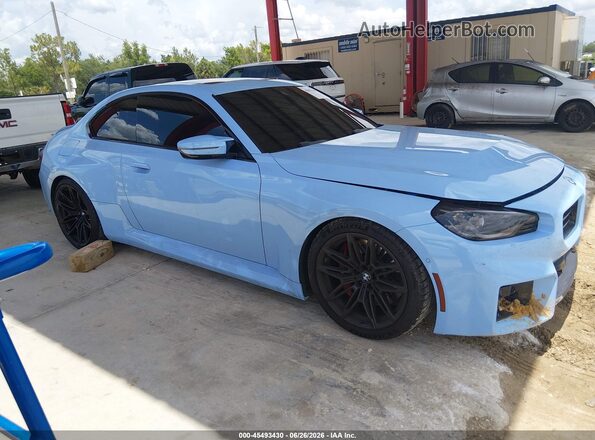 3MF13DM02P8D50725 2023 BMW M2 Blue უკანა სალონის ხედი