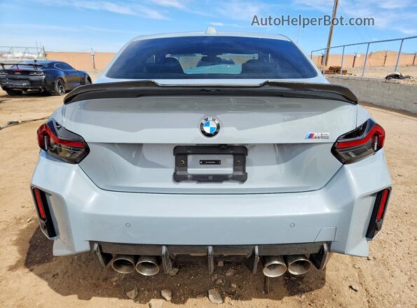 3MF13DM02P8D58453 2023 BMW M2 Gray Հետևի տեսք