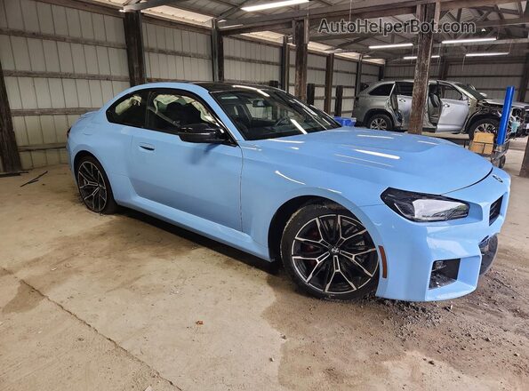 3MF13DM03R8E64901 2024 BMW M2 Blue Առջևի աջ