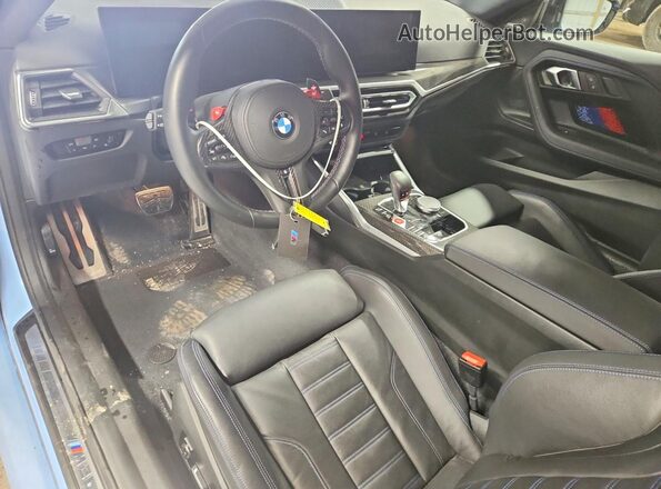 3MF13DM03R8E64901 2024 BMW M2 Blue Առջևի վահանակի տեսք