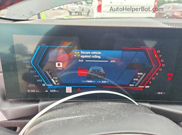 3MF13DM04R8D96026 2024 BMW M2 Black ხელსაწყოთა პანელის ხედი