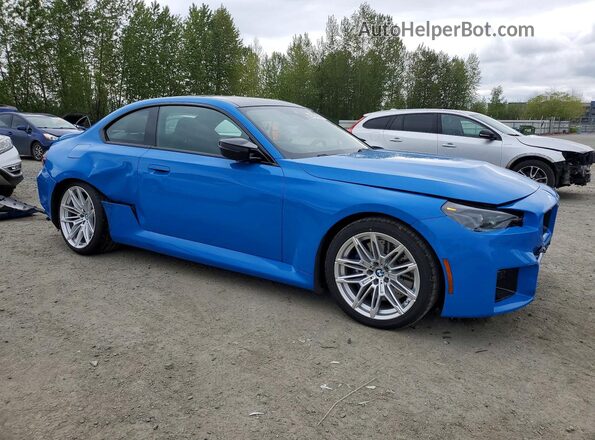3MF23DM01S8F26600 2025 BMW M2 Blue Առջևի աջ