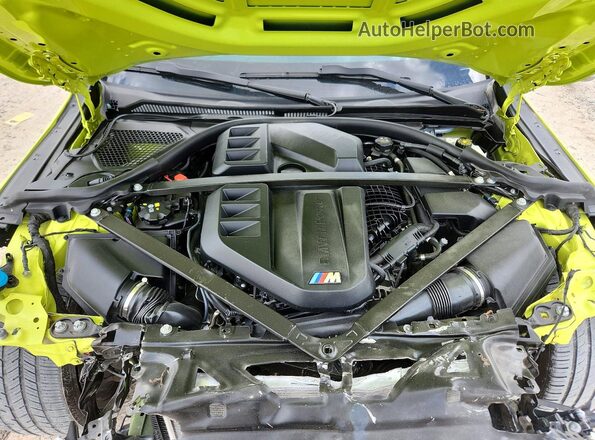 3MF23DM03T8F98643 2026 BMW M2 Желтый Вид задней части салона