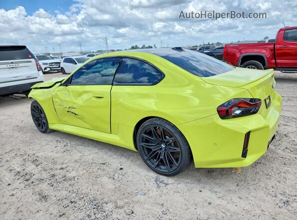 3MF23DM03T8F98643 2026 BMW M2 Желтый Задняя левая четверть