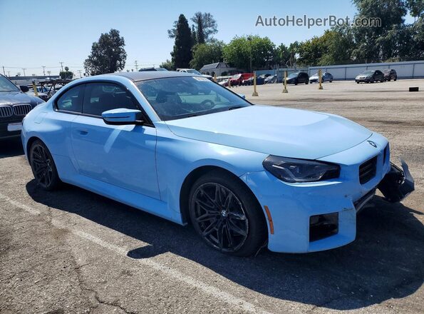 3MF23DM09S8F03047 2025 BMW M2 Blue Delantero derecho