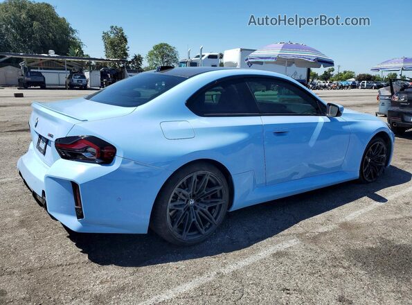3MF23DM09S8F03047 2025 BMW M2 Blue Trasero derecho