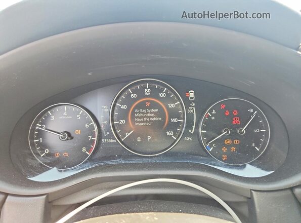 3MVDMAAL0MM226061 2021 MAZDA CX-30 White Вид щитка приладів