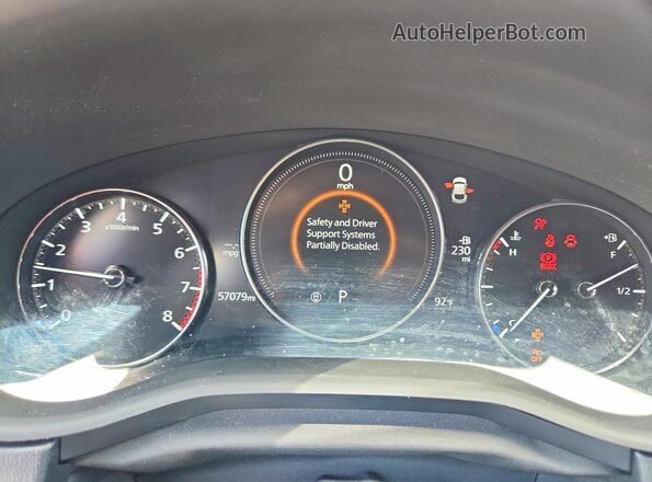 3MVDMAAL2MM269445 2021 MAZDA CX-30 Blue Instrument cluster view