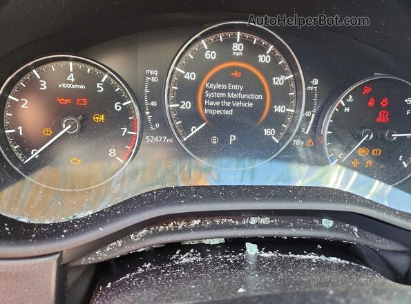 3MVDMAAL7MM225957 2021 MAZDA CX-30 White Instrument cluster view
