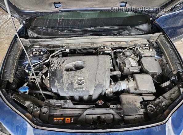 3MVDMABL5MM301819 2021 MAZDA CX-30 Blue Սալոնի հետևի տեսք