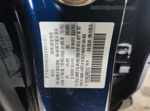 3MVDMABL5MM301819 2021 MAZDA CX-30 Blue Շարժիչի բաժամունքի տեսք