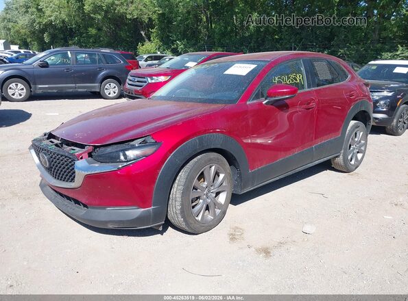 3MVDMADL6LM113676 2020 MAZDA CX-30 Red Առջևի ձախ երեք քառորդ տեսարան