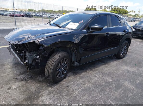 3MVDMBAL0NM407863 2022 MAZDA CX-30 Black წინა მარცხენა ხედი სამი მეოთხედიდან