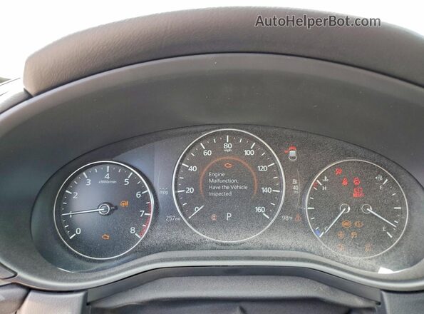 3MVDMBAL1TM145090 2026 MAZDA CX-30 Черный Вид щитка приборов