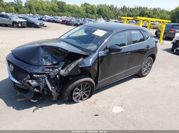 3MVDMBAL9MM257623 2021 MAZDA CX-30 Black წინა მარცხენა ხედი სამი მეოთხედიდან
