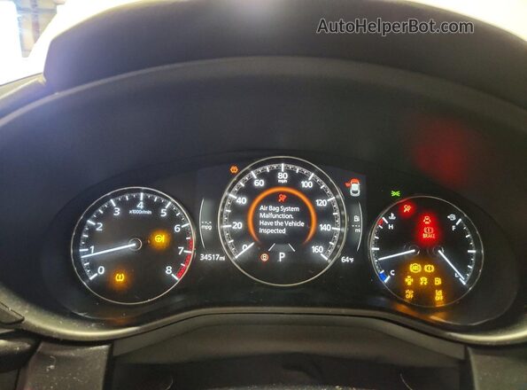 3MVDMBAM0RM655612 2024 MAZDA CX-30 White Widok zestawu wskaźników