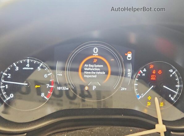 3MVDMBAM4SM783034 2025 MAZDA CX-30 Белый Вид щитка приборов