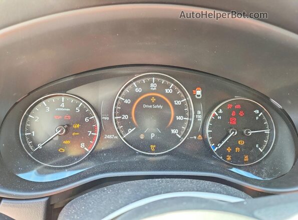3MVDMBAM5SM848859 2025 MAZDA CX-30 White ხელსაწყოთა პანელის ხედი