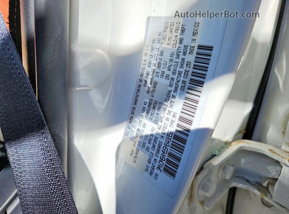 3MVDMBAM5SM848859 2025 MAZDA CX-30 White VIN კოდის სტიკერის ხედი