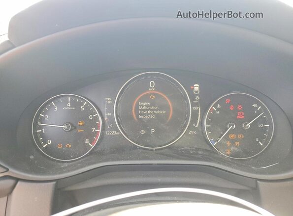 3MVDMBAMXPM582701 2023 MAZDA CX-30 Black Instrument cluster view