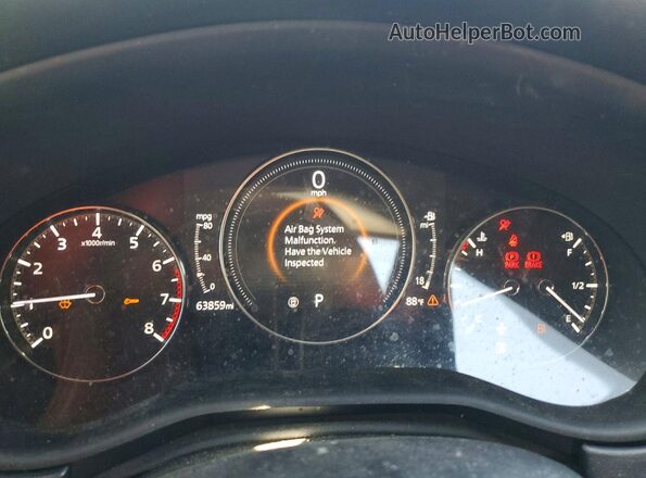 3MVDMBAY9MM308856 2021 MAZDA CX-30 Red Instrument cluster view