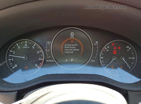 3MVDMBB7XNM422405 2022 MAZDA CX-30 Красный Вид щитка приборов