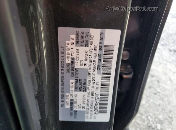 3MVDMBBM0SM797446 2025 MAZDA CX-30 Gray Widok naklejki z numerem VIN