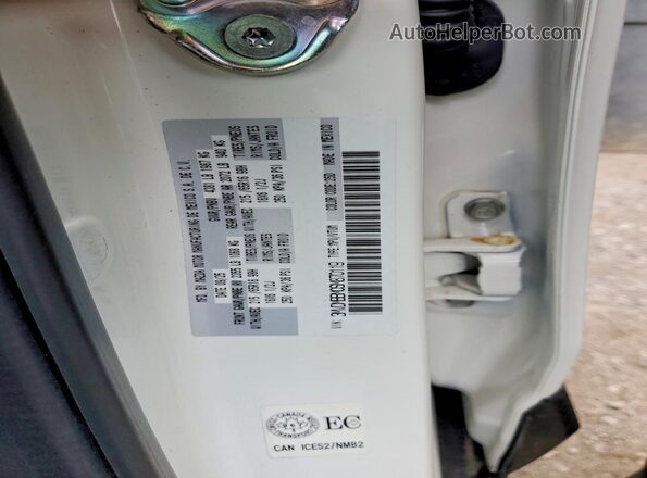 3MVDMBBM0SM870119 2025 MAZDA CX-30 White VIN კოდის სტიკერის ხედი