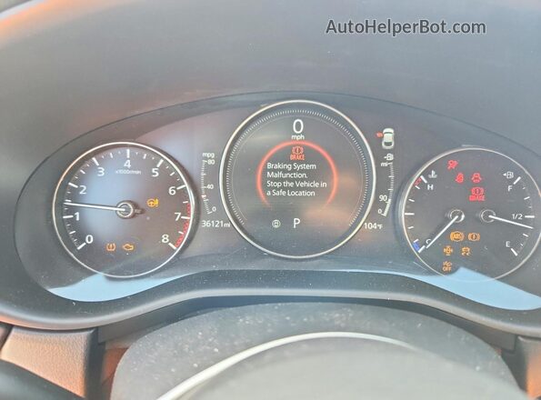 3MVDMBBM1PM553425 2023 MAZDA CX-30 Blue ხელსაწყოთა პანელის ხედი