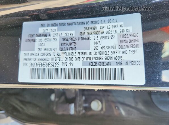 3MVDMBBM5RM639033 2024 MAZDA CX-30 Black 