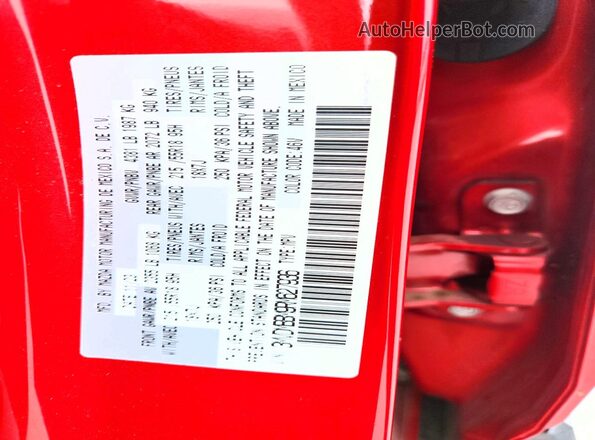 3MVDMBBM9RM627936 2024 MAZDA CX-30 Red VIN կոդի պիտակի տեսք