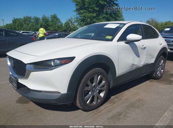 3MVDMBCL2MM248341 2021 MAZDA CX-30 White წინა მარცხენა ხედი სამი მეოთხედიდან