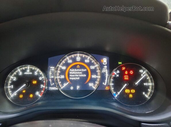 3MVDMBCL5MM252559 2021 MAZDA CX-30 Black Instrument cluster view