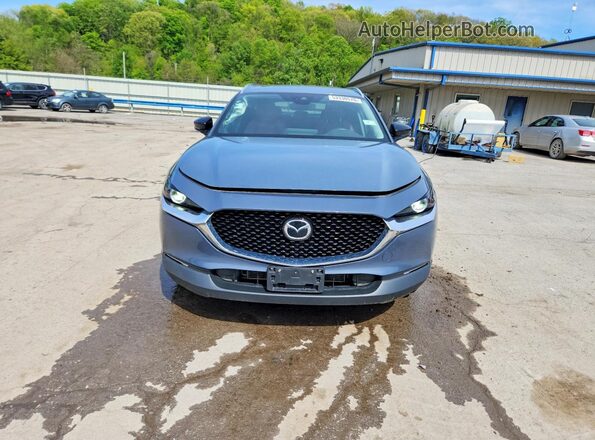 3MVDMBCL9NM409043 2022 MAZDA CX-30 Blue Front view