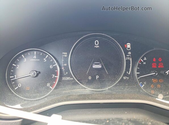 3MVDMBCM0PM545217 2023 MAZDA CX-30 Blue Instrument cluster view