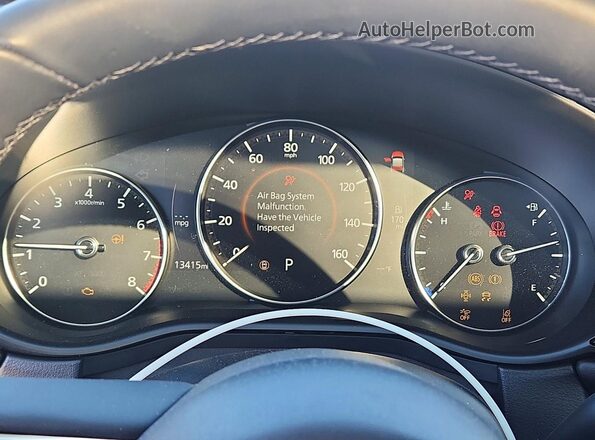 3MVDMBCM2SM800068 2025 MAZDA CX-30 Gray Instrument cluster view