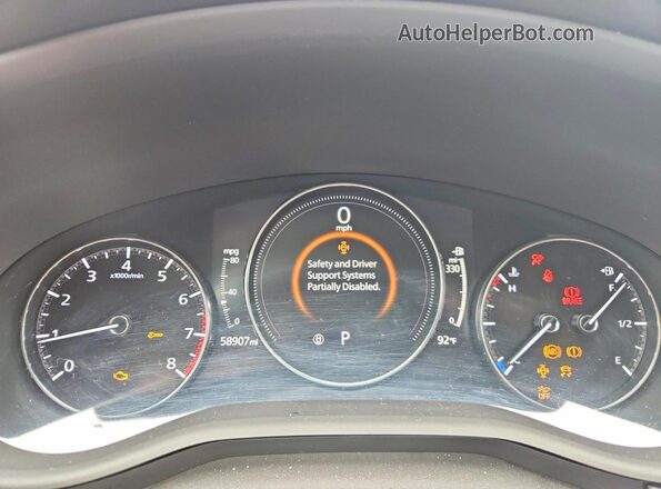 3MVDMBCM6PM523786 2023 MAZDA CX-30 Blue Instrument cluster view