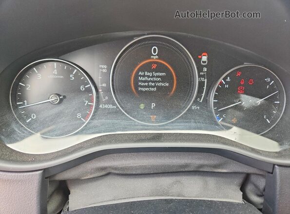 3MVDMBCM6RM688899 2024 MAZDA CX-30 Gray Instrument cluster view